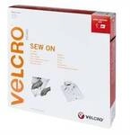 VELCRO&reg; Klettband zum Aufn&auml;hen, Haken & Flausch 20mm x 25m Wei&szlig; VEL-EC60286