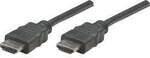 Manhattan HDMI Anschlusskabel HDMI-A Stecker, HDMI-A Stecker 7.50 m Schwarz 353274 4K