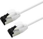 Roline 21.15.3271 RJ45 Patchkabel CAT 8.1 U/FTP 0.3 m Wei&szlig; 1 St.