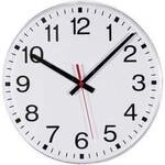 EUROTIME 55000 Funk Wanduhr 30 cm x 300 mm x 300 mm x 300 mm Wei&szlig;