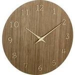 TFA Dostmann 60.3072.23 Quarz Wanduhr 29.8 cm x 4.1 cm x 29.8 cm Holz (dunkel)