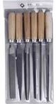 BERNSTEIN Tools for Electronics 5-240 Schl&uuml;sselfeilen-Set mit Holzheft im Etui...