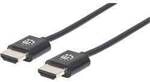 Manhattan HDMI Anschlusskabel HDMI-A Stecker, HDMI-A Stecker 1.00 m Schwarz 394352 4K