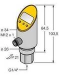 Turck Druckschalter 1 St. PS040V-301-LI2UPN8X-H1141 -1 bar bis 40 bar 6833307