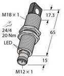 Turck 1610009 Ultraschall-Reflexionstaster RU40U-M18MS-UP8X2-H1151 M18 PNP 1 St.
