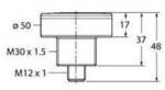 Turck Best&uuml;ckungssensor K50CAPT2GXDQ 3803846