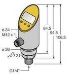 Turck Druckschalter 1 St. PS01VR-304-2UPN8X-H1141 -1 bar bis 0 bar 6833450