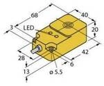 Turck Induktiver Sensor b&uuml;ndig NPN, Schlie&szlig;er BI15U-Q20-AN6X2 1608810