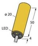 Turck Induktiver Sensor nicht b&uuml;ndig PNP, Schlie&szlig;er NI10-K20-AP6X 46640