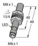 Turck Induktiver Sensor b&uuml;ndig PNP, Schlie&szlig;er BI2U-EGT08-AP6X-V1131 4602070