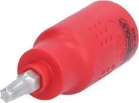 KS TOOLS NEW-47758, KS TOOLS 3/8 Isolierte Bit-Stecknuss Torx, T27, 60mm ( 118.3814 )