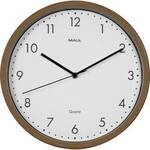 Maul 9051476 Quarz Wanduhr 30 cm x 30 cm x 30 cm x 5 cm x 50 mm Holz (dunkel)