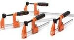 4er-Satz Mittelschwere Stahlklemmen (2-15 cm, 2-30 cm) JORGENSEN 2391335 Spann-Weite