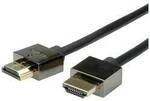 ROLINE Notebook HDMI High Speed Kabel mit Ethernet, schwarz, 1 m 11.04.5591