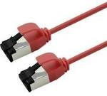 Roline 21.15.3221 RJ45 Patchkabel CAT 8.1 U/FTP 0.3 m Rot 1 St.