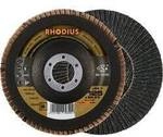 Rhodius 205446 LGZ F F&auml;cherschleifscheibe Edelstahl, Stahl 10 St.