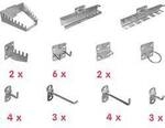 Aerotec 20142038 Werkzeughalter Set PRO (L x B x H) 190 x 200 x 75 mm 28 Teile
