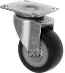 TOOLCRAFT TO-5137866 Lenkrolle mit Anschraubplatte 50 mm TPR Tragf&auml;higkeit...