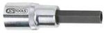 KS Tools 152.1086 Einspritzd&uuml;sen-Innensechskant-Stecknuss mit Bohrung 10mm, &Oslash;6mm