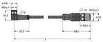 Turck 6626105 Sensor-/Aktor-Steckverbinder, konfektioniert 1.50 m Polzahl Sensoren: 4