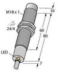 Turck Induktiver Sensor nicht b&uuml;ndig NI8-M18-AZ3X/S120 4310530