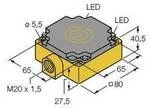 Turck Induktiver Sensor nicht b&uuml;ndig NI40-CP80-FZ3X2/S97 1340510