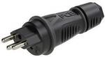 PC ELECTRIC 0323-ss, PC Electric 0323-ss Schutzkontaktstecker PA6, TPE 250 V Schwarz
