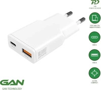 4SMARTS 541125; 4S541125, 4Smarts USB Ladeger&auml;t 30 W USB-A, USB-C USB PD Wei&szlig;