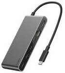 Belkin INC024hqSGY USB-Hub 8 + 1 Port Gigabit-LAN (1/2.5 Gbit/s), HDMI&reg;,...