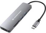 Conceptronic USB-C&reg; Dockingstation DONN11G 6-in-1 USB 3.2 Gen 1 Docking Sta inkl.