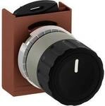 ABB 1SFA184691R9006 P9MPS22G Druckschalter Frontring Metall Knopf Schwarz 1 St.