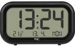 TFA Dostmann 60.2052.01 Quarz Wecker Schwarz Alarmzeiten 1 Gro&szlig;es Display, Extra