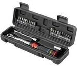 TOOLCRAFT 23 stk. TO-10332102 Drehmomentschl&uuml;ssel-Set 1/4 (6.3 mm) 3 - 25 Nm