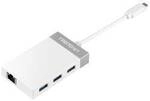 TrendNet TUC-ETGH3 USB-Hub 3 Port USB-C&reg;, USB-A, RJ45 USB 3.0 5 GBit/s Grau