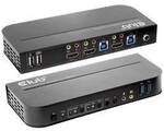club3D KVM Switch 4K60Hz KVM-Umschalter HDMI Fernbedienung 4096 x 2160 Pixel CSV-1382