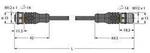 Turck 6627055 Sensor-/Aktor-Steckverbinder, konfektioniert M12 Stecker gerade auf