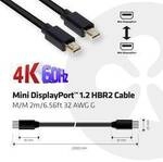 club3D Mini-DisplayPort Anschlusskabel Mini DisplayPort Stecker, Mini DisplayPort
