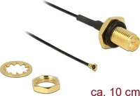 DELOCK 12464, Delock WLAN-Antennen Anschlusskabel [1x RPSMA-Buchse - 1x...