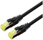 ROLINE Outdoor Patchkabel Cat.6A (Class EA) S/FTP (PiMF), Litzendraht, LSOH, schwarz,