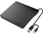 Xlyne DVD-Brenner Extern USB-A, USB-C&reg;, USB-A (USB 2.0) Schwarz 570501