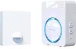 m-e modern-electronics 41491 Steckdose Bewegungsmelder 120 &deg; Wei&szlig; IP54