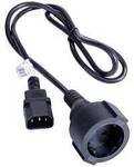 Akyga Strom Anschlusskabel [1x Kaltger&auml;te-Stecker C14 - 1x...