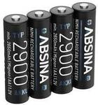 Absina Mignon (AA)-Akku NiMH 1.2 V 4 St. 401003-4