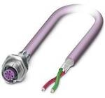 Phoenix Contact 1437465 Sensor-/Aktor-Einbausteckverbinder M12 Buchse, Einbau...