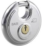 Basi 6100-7001-704 Vorh&auml;ngeschloss 70 mm gleichschlie&szlig;end 704 Silber