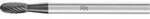 PFERD TOOLS 21210084 Fr&auml;sstift L&auml;nge 37 mm Produktabmessung, &Oslash; 3 mm Arbeits-L&auml;nge