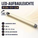 IWH LED Innenraumleuchte 19301 LED 12 V (L x B x H) 340 x 33 x 35 mm Schwenkbar