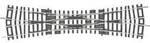 PIKO H0 H0 Piko A-Gleis 55224 Doppelkreuzungsweiche 239.07 mm 1 St.