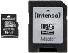 INTENSO 3433470, Intenso Professional microSDHC-Karte 16 GB Class 10, UHS-I inkl.