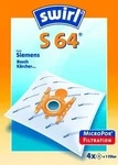 Swirl S64 S66 Micro Staubsaugerbeutel 4 St.
